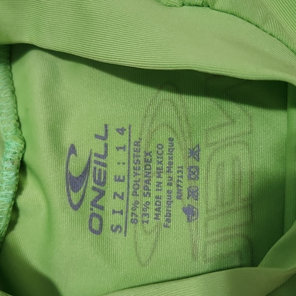 O'Neill Youth Basic Skins UPF 50+ Short Sleeve Sun Shirt size 14 - Picture 4 of 6